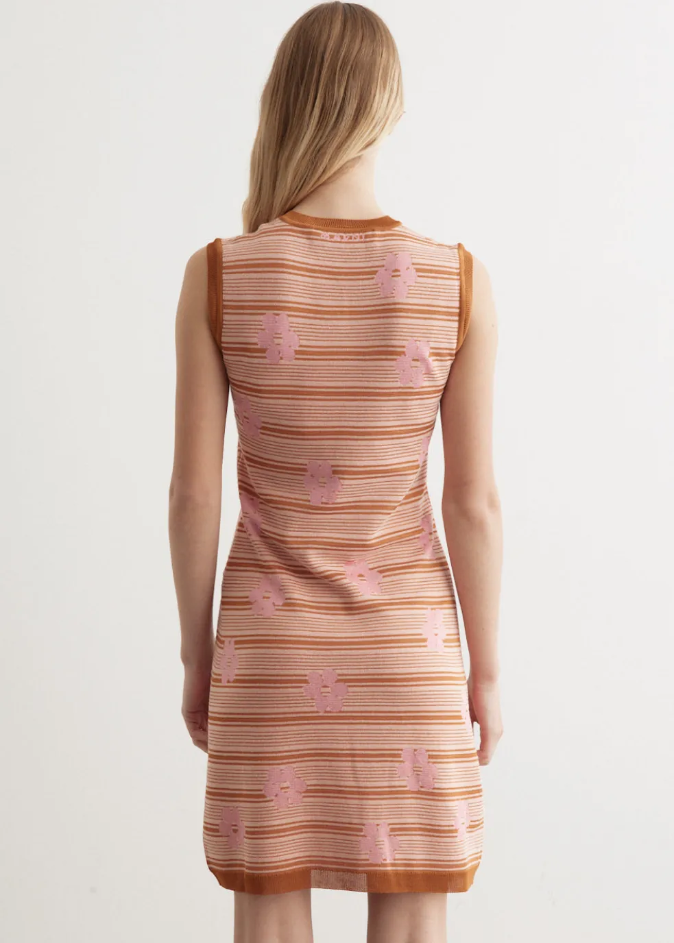 Striped Flowers Dress