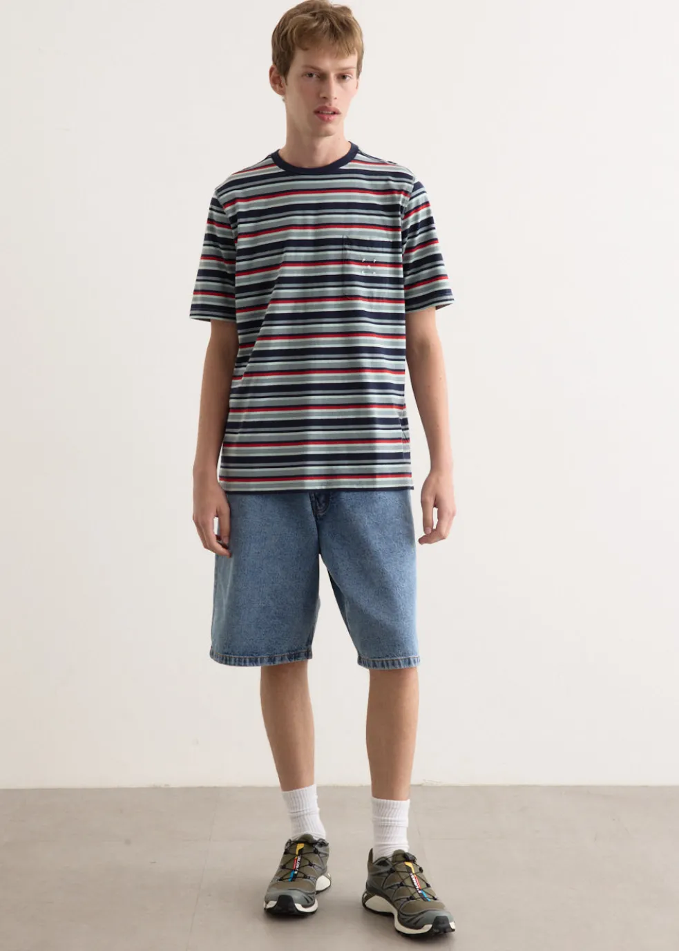 Striped Pocket T-Shirt
