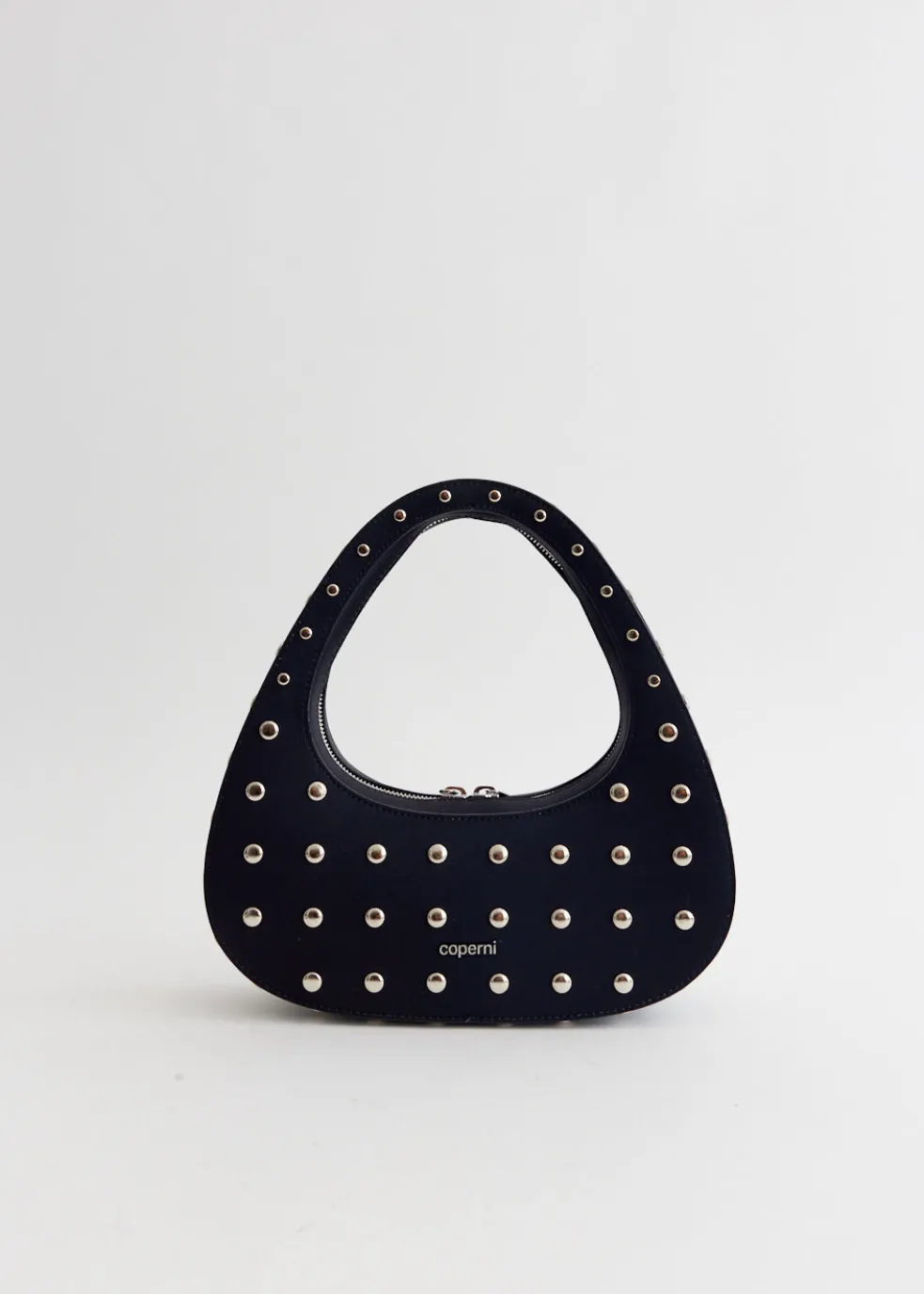 Studded Crossbody Baguette Swipe Bag