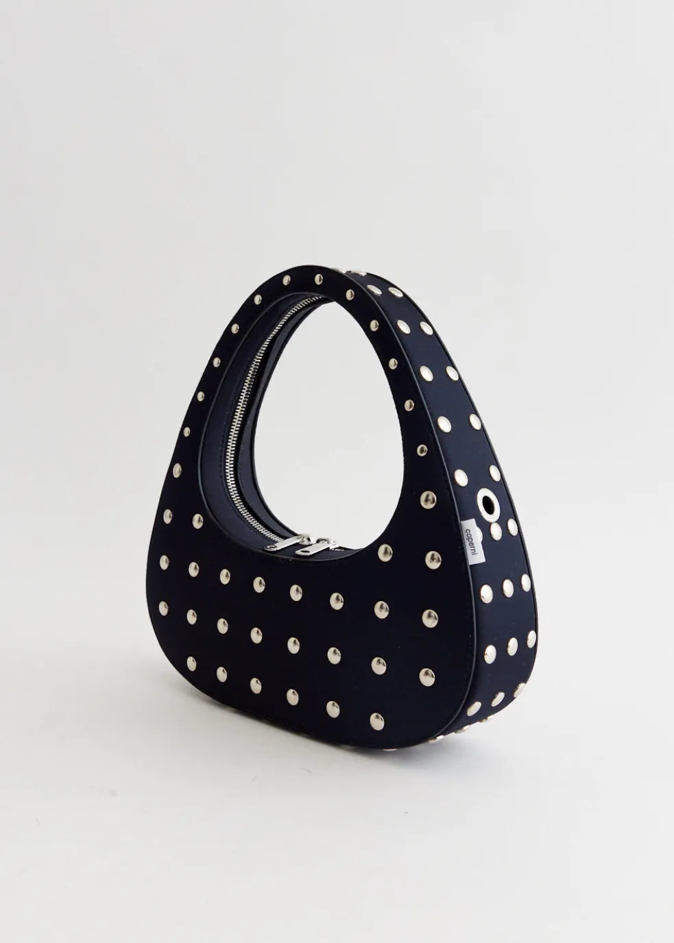 Studded Crossbody Baguette Swipe Bag
