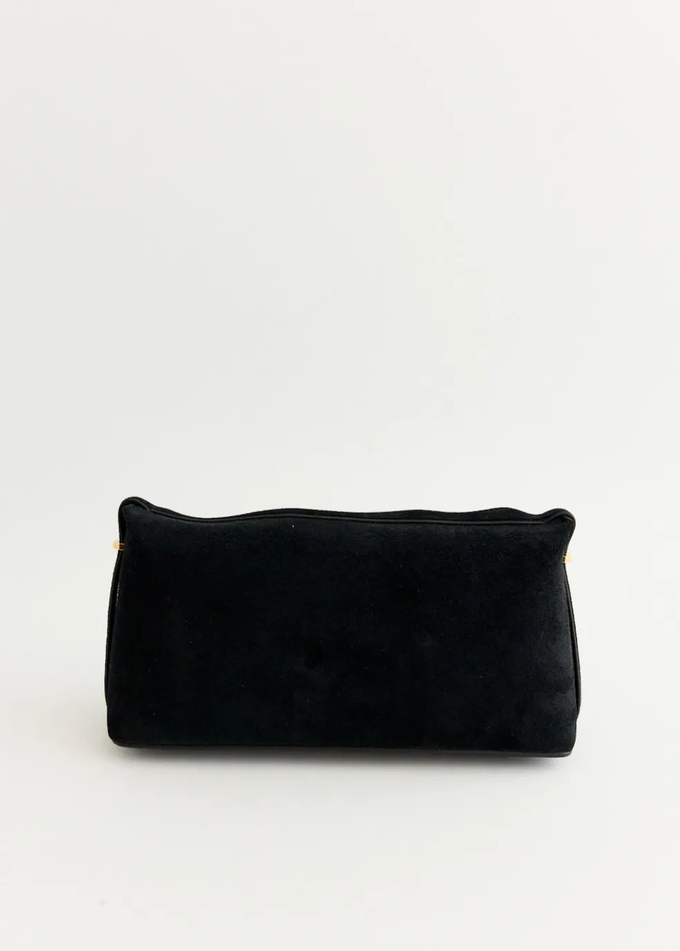 Suede Scoop Clutch