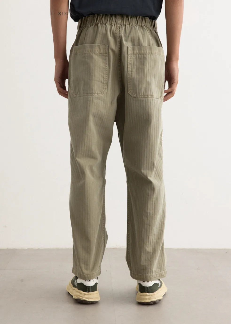 Sulfur Herringbone EASY BAKER Pants (STUDS Remake)