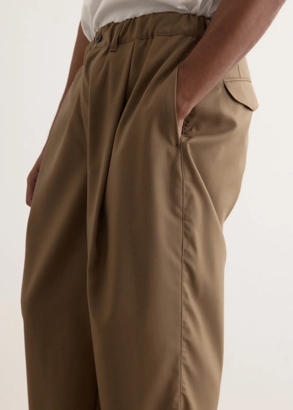 Summer Wool Wide Pants