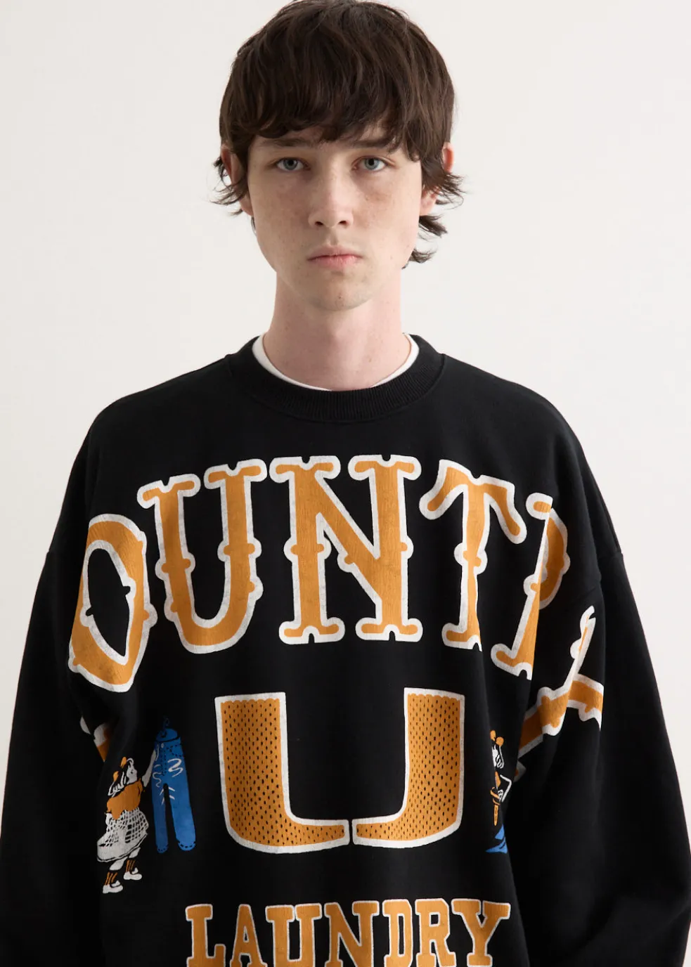 30/-SWT Knit BIG Sweatshirt (BIG KOUNTRY)