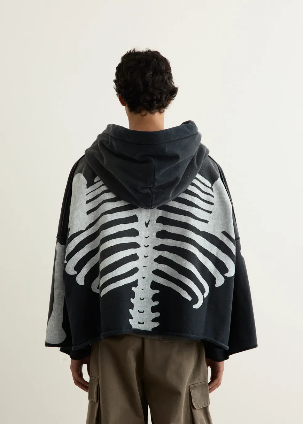 SWT Knit DEVIL Hoodie Blouson (BONE)