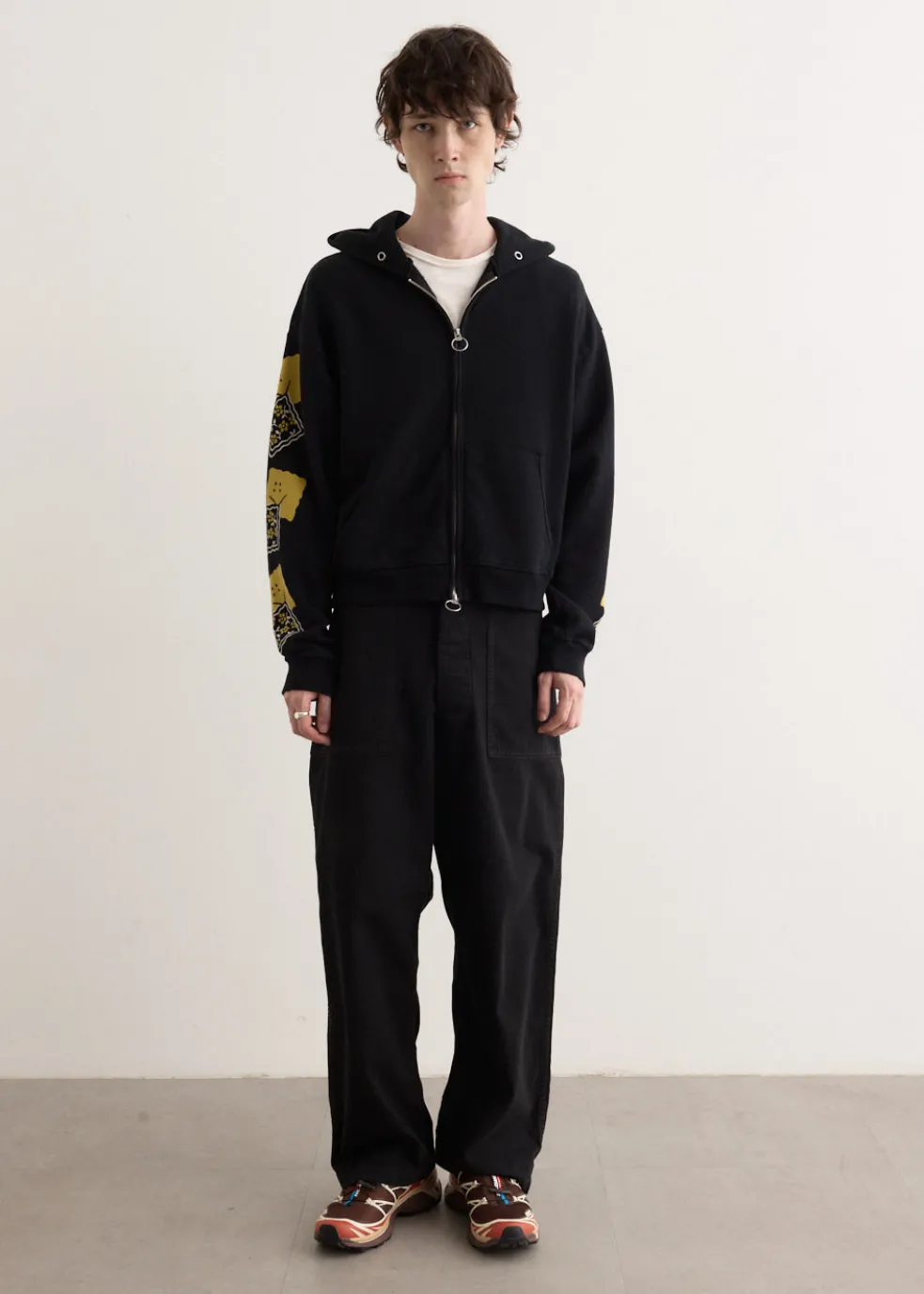 SWT Knit ZIP-UP GYM Parka (PECKISH RAINBOWY)