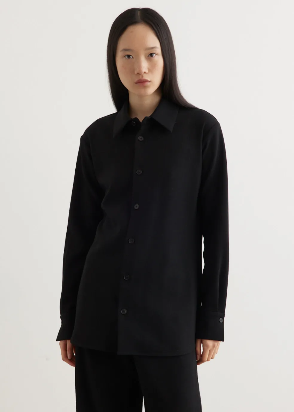Tense Wool Double Cloth Shirt