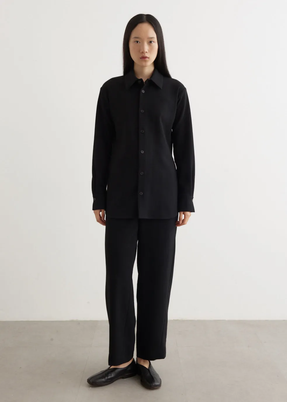 Tense Wool Double Cloth Shirt