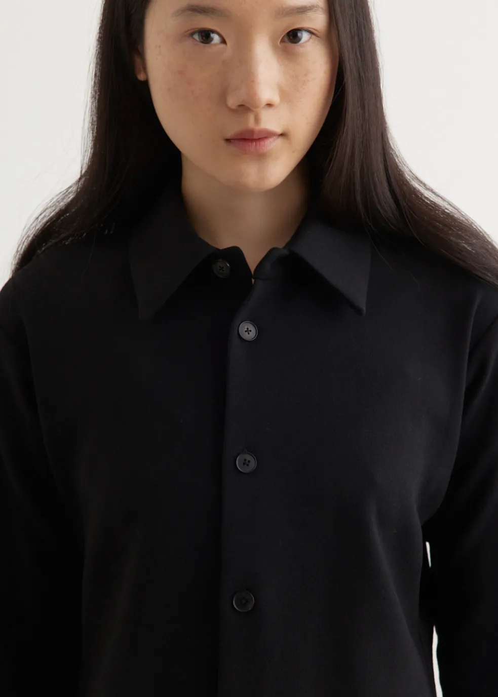 Tense Wool Double Cloth Shirt