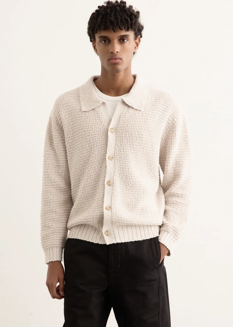 Textured Knit Cardigan