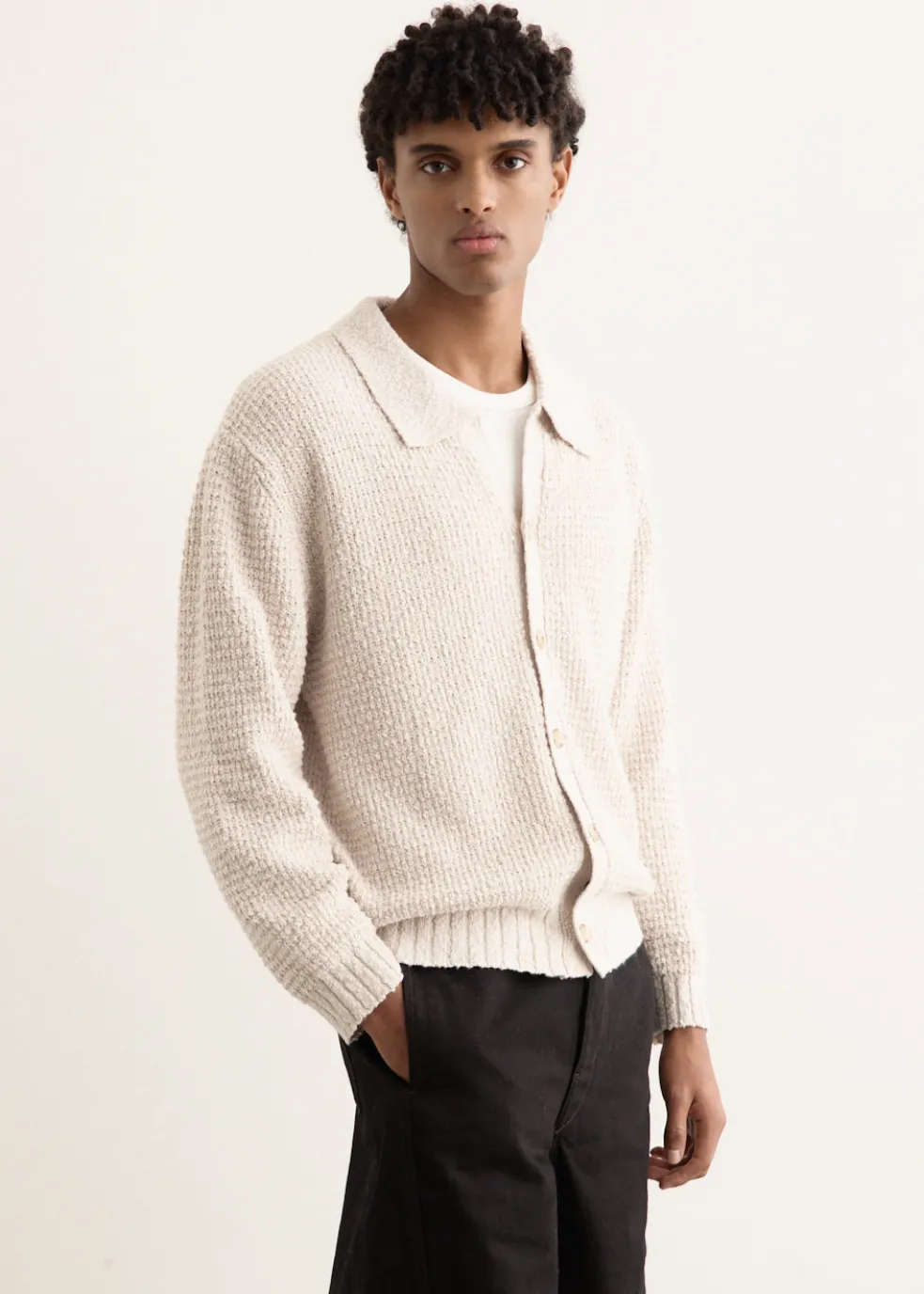 Textured Knit Cardigan