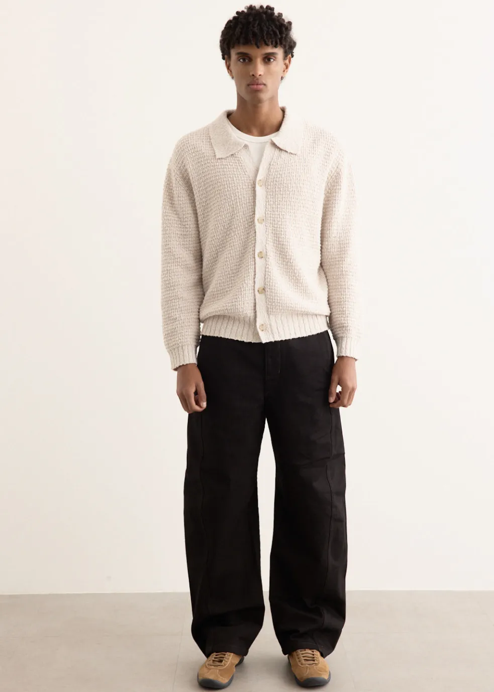 Textured Knit Cardigan