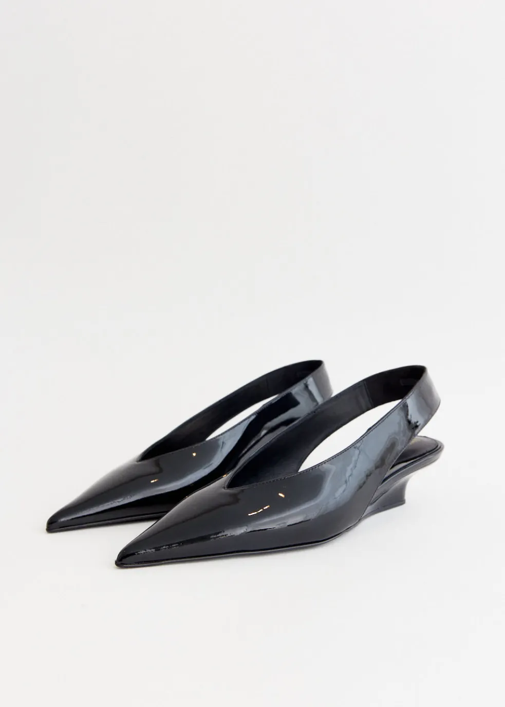 The Wedge-Heel Slingbacks
