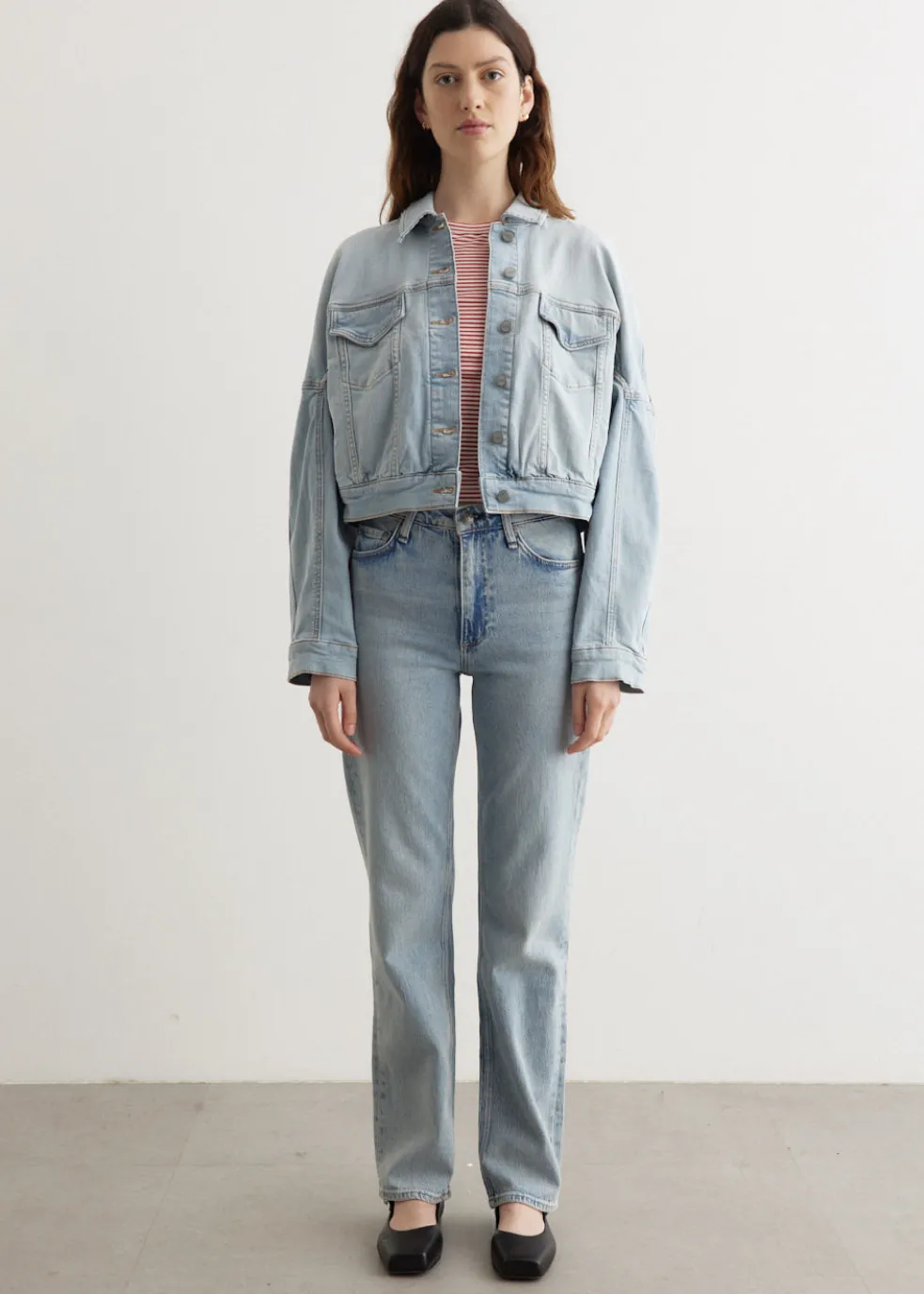 Tint Denim Bomber Jacket