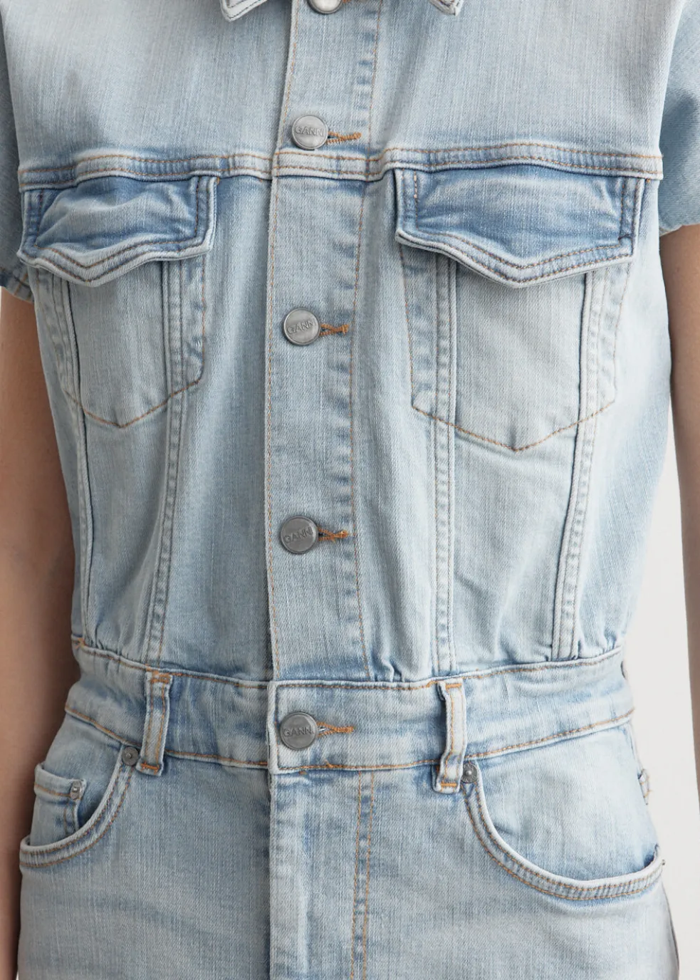 Tint Denim Midi Dress