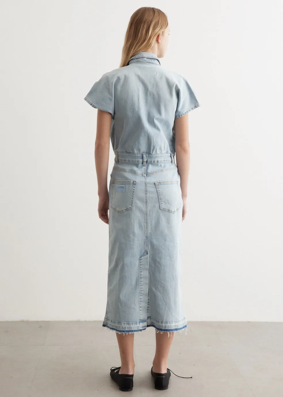 Tint Denim Midi Dress