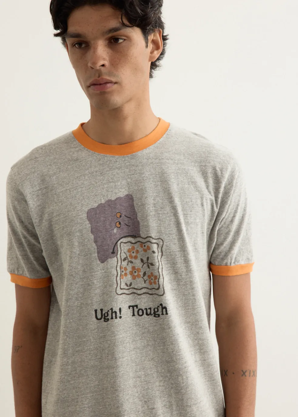 TOP Jersey RINGER T-Shirt (TOUGH PECKISH BOWY)
