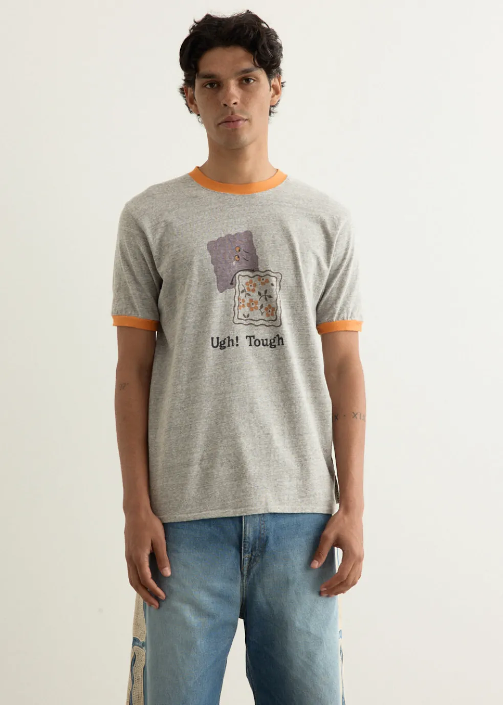 TOP Jersey RINGER T-Shirt (TOUGH PECKISH BOWY)
