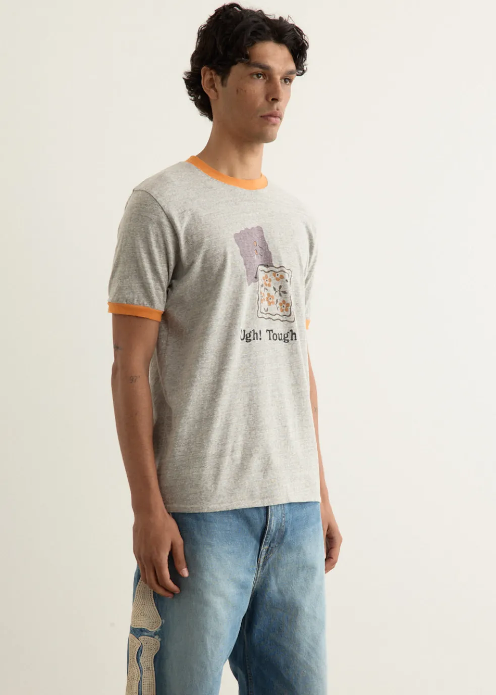TOP Jersey RINGER T-Shirt (TOUGH PECKISH BOWY)