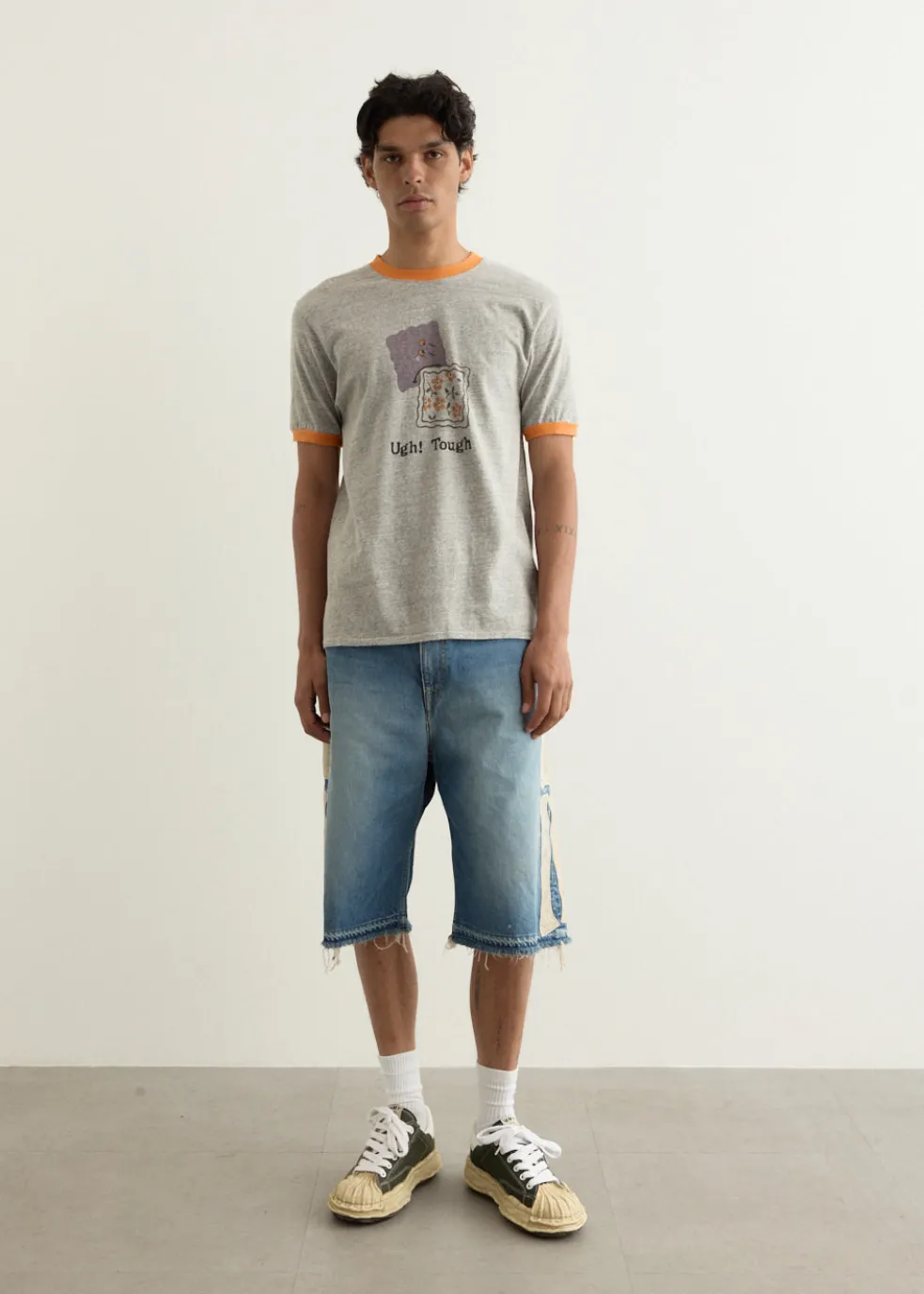 TOP Jersey RINGER T-Shirt (TOUGH PECKISH BOWY)