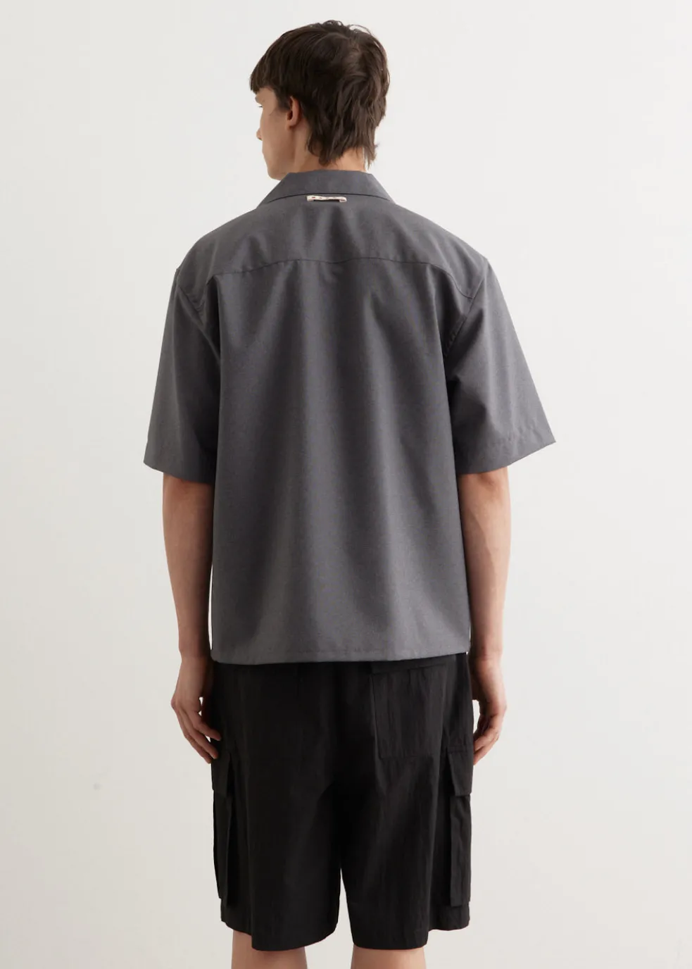 Tropical Wool Short Sleeved Shirt