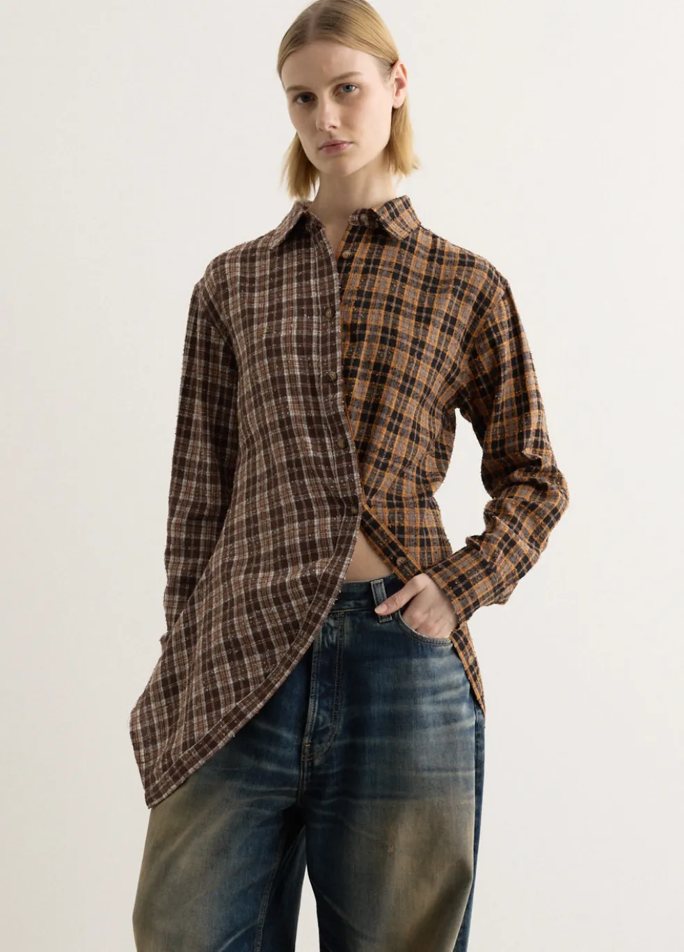 Twist Check Shirt