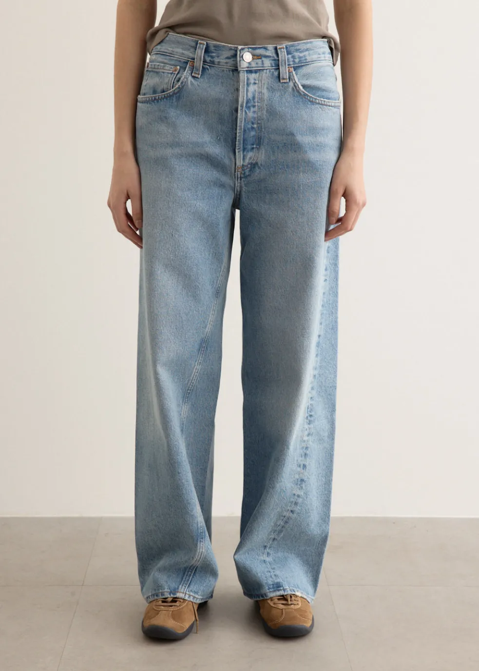 Twist Low Slung Baggy Jeans