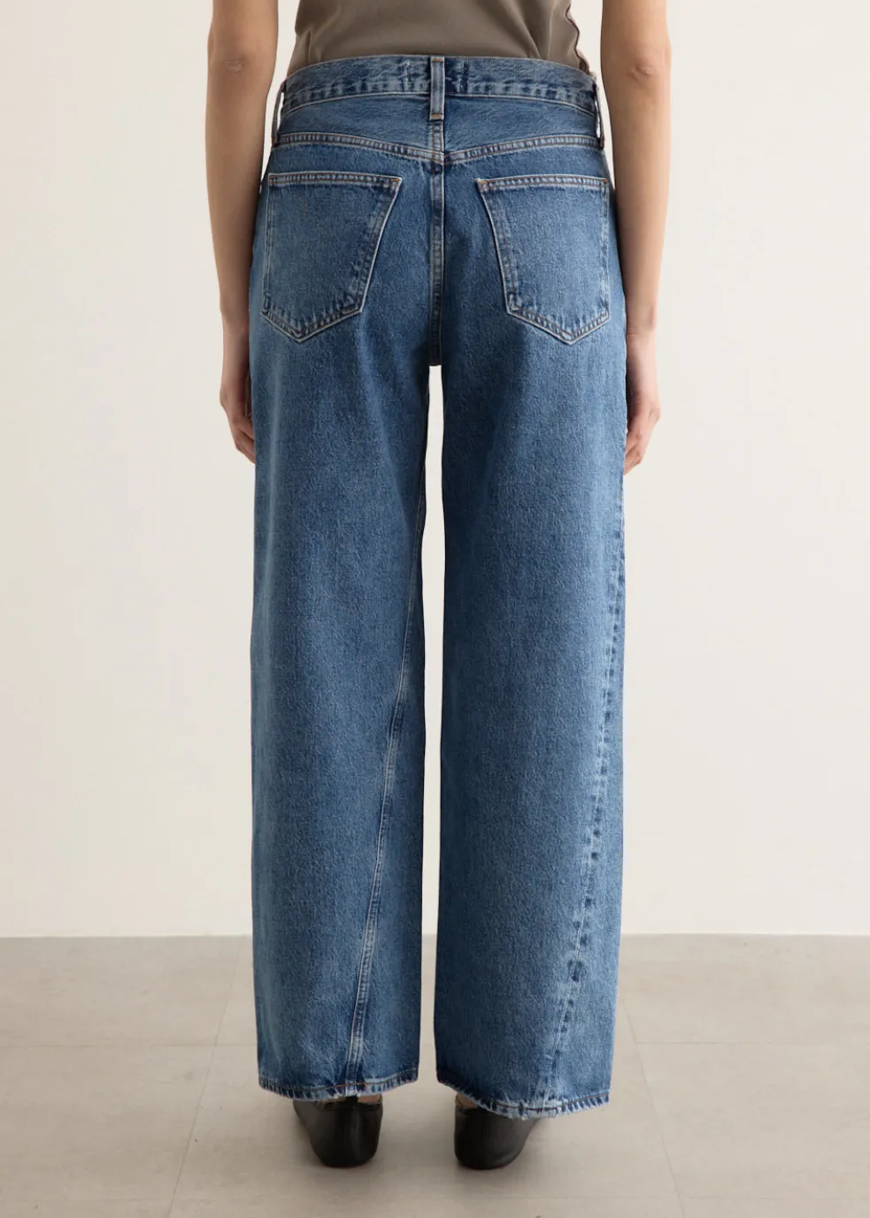 Twist Low Slung Baggy Jeans