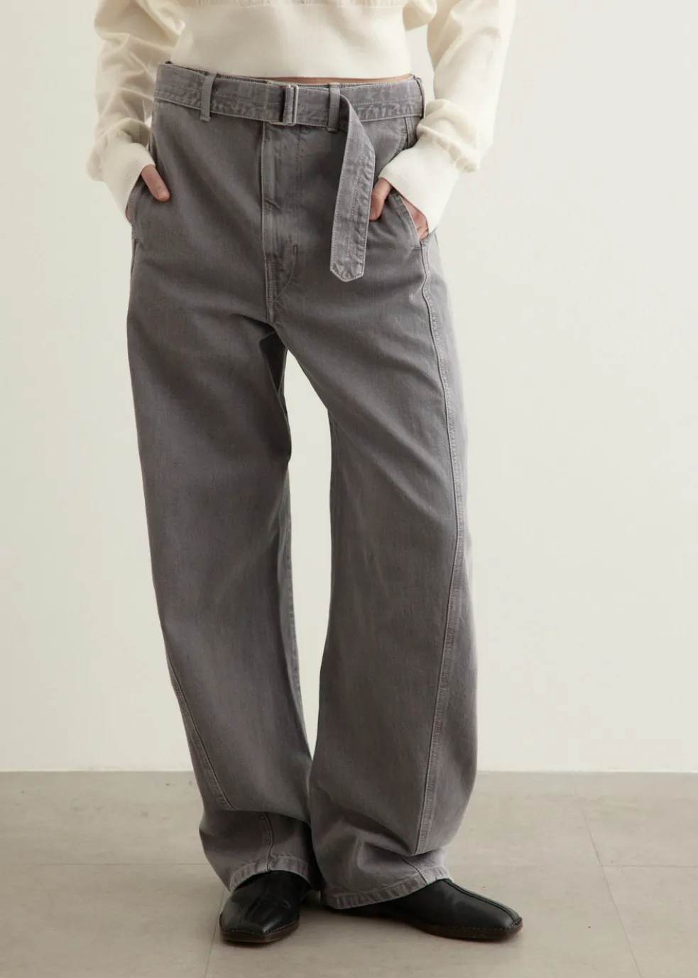 Twisted Belted Pants