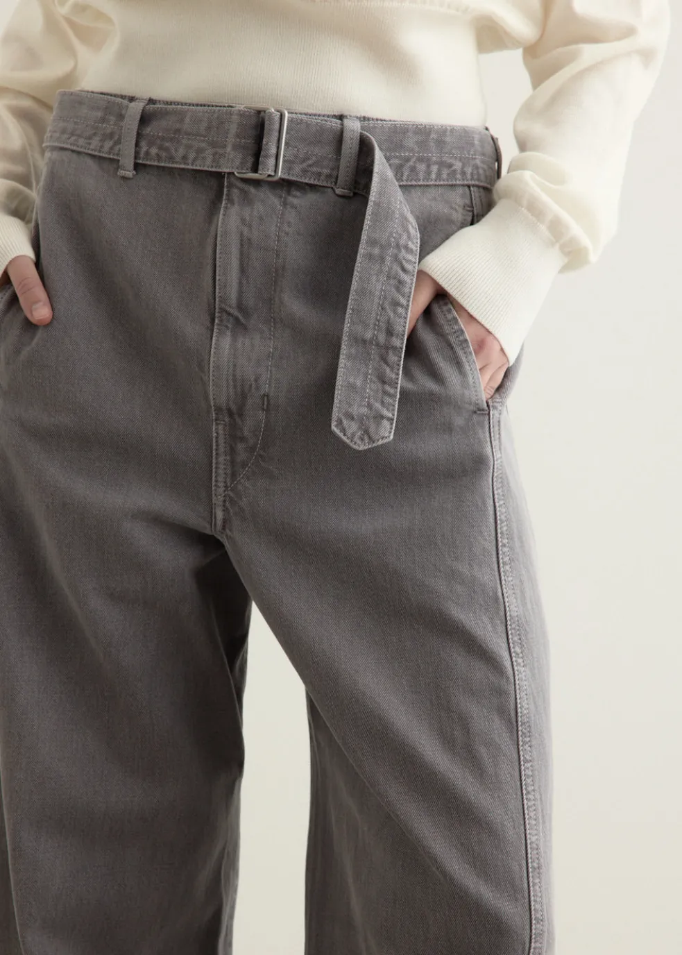 Twisted Belted Pants