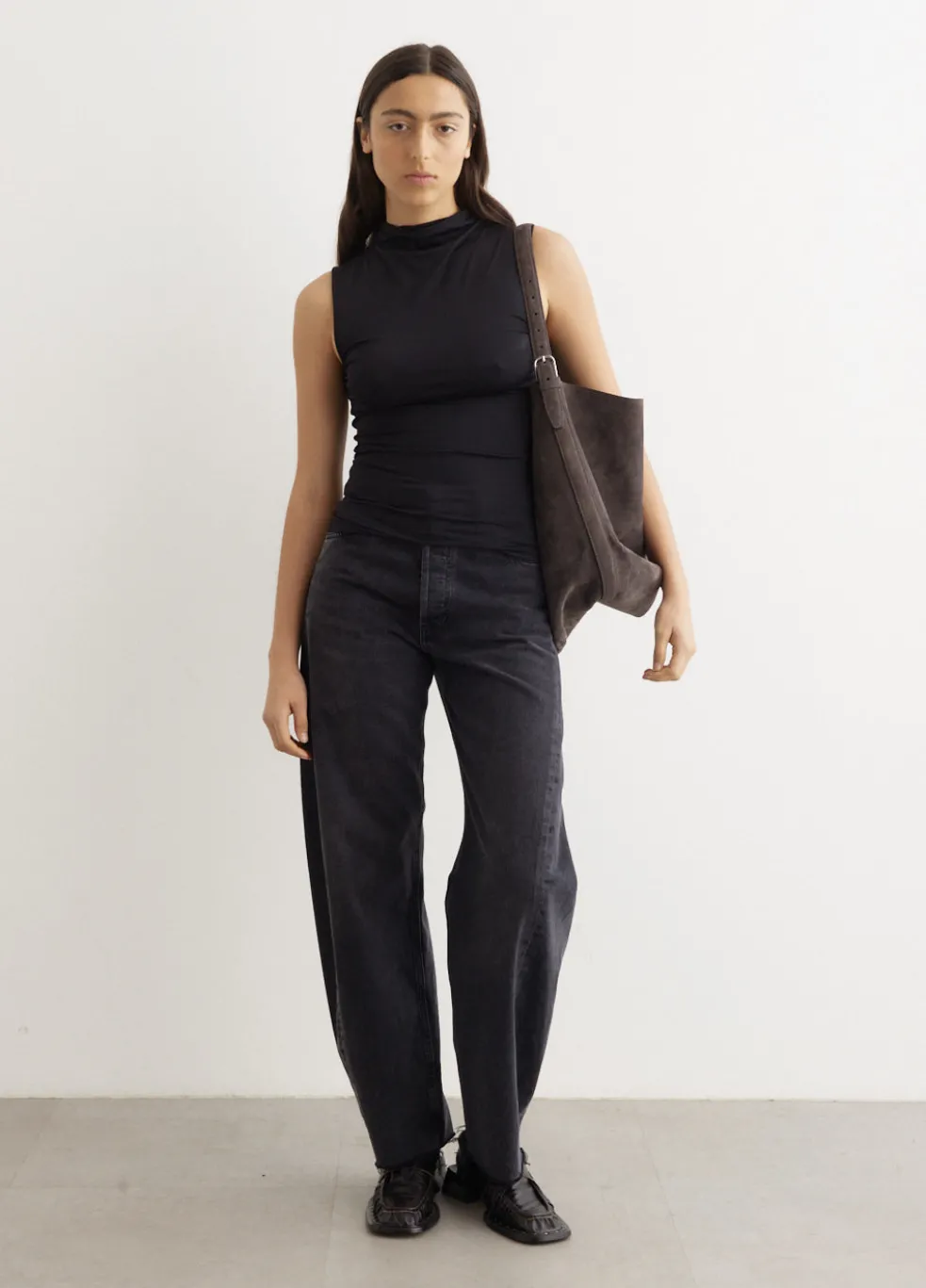 Tyne High Neck Tank Top