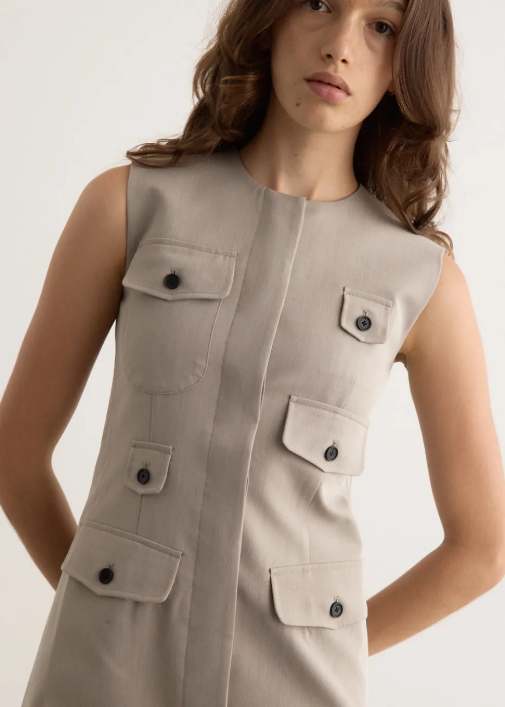 Utility Vest Mini Dress