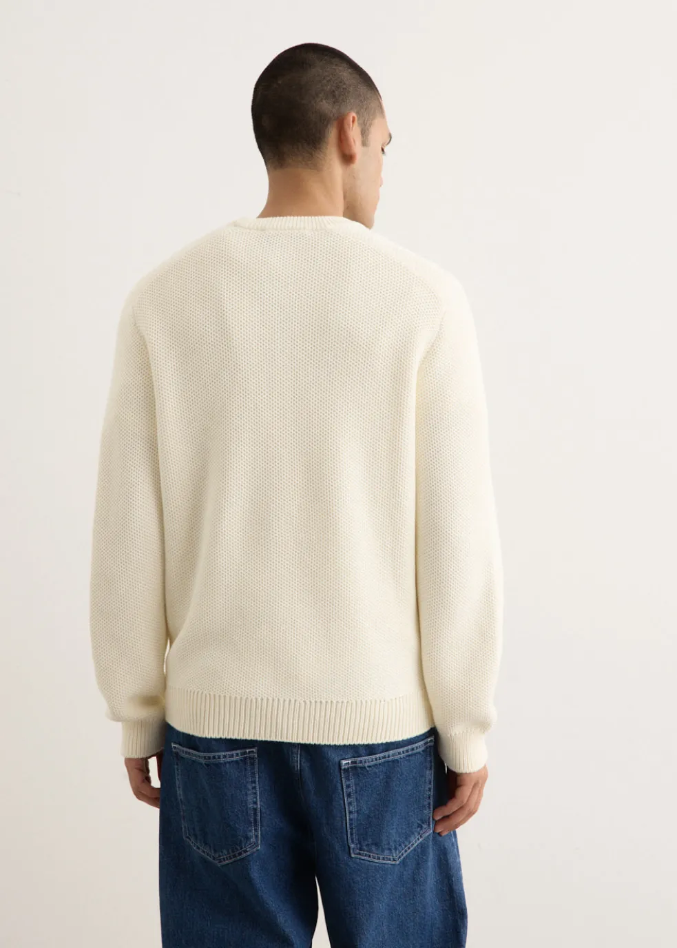 Varsity Embroidered Mesh Jumper