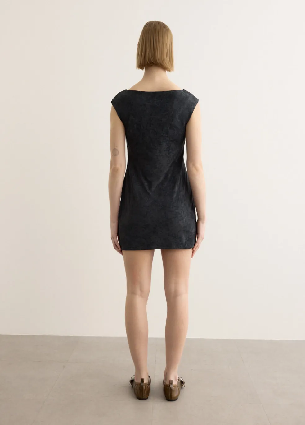 Velvet Tunic Mini Dress