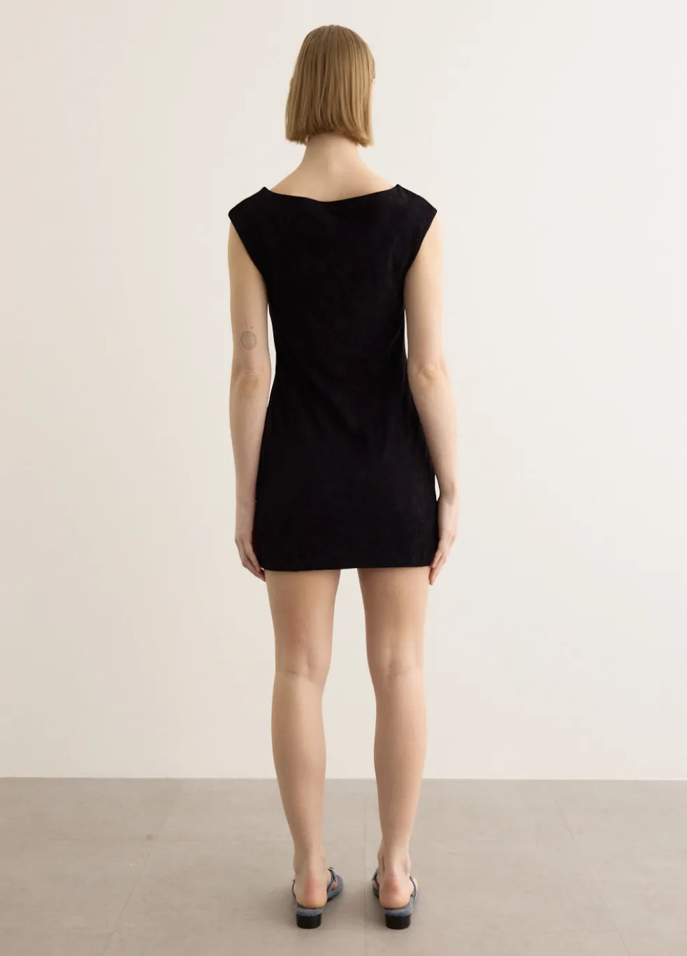 Velvet Tunic Mini Dress