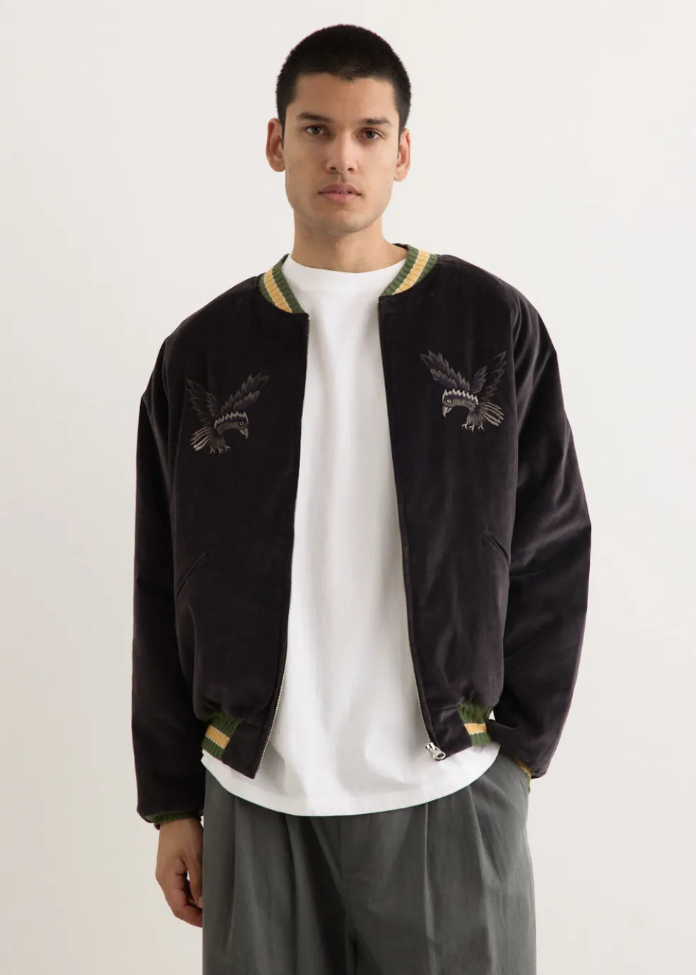 Velveteen Souvenir Jacket (Raven&Skull)