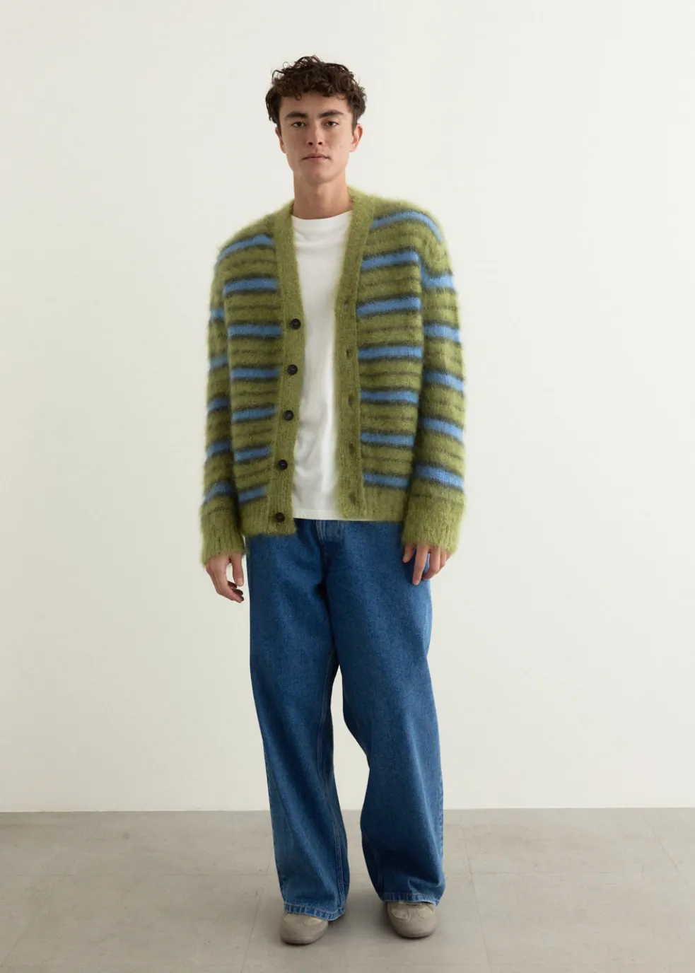 V-Neck Long Sleeve Cardigan