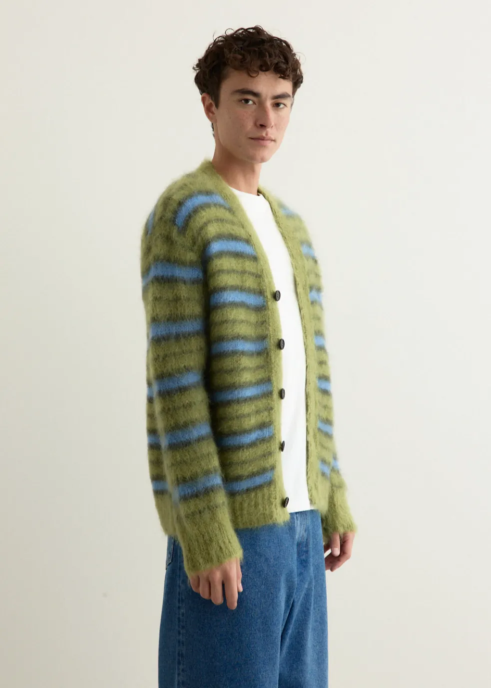 V-Neck Long Sleeve Cardigan