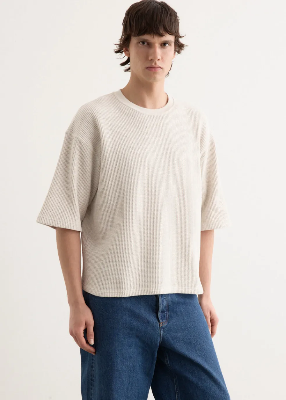 Waffle Half Sleeve T-Shirt