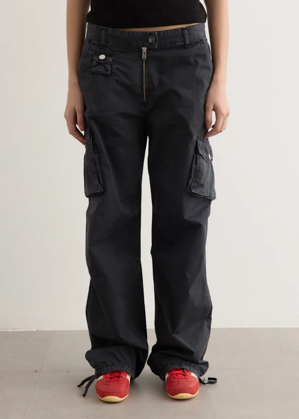 Washed Cotton Twill Pants