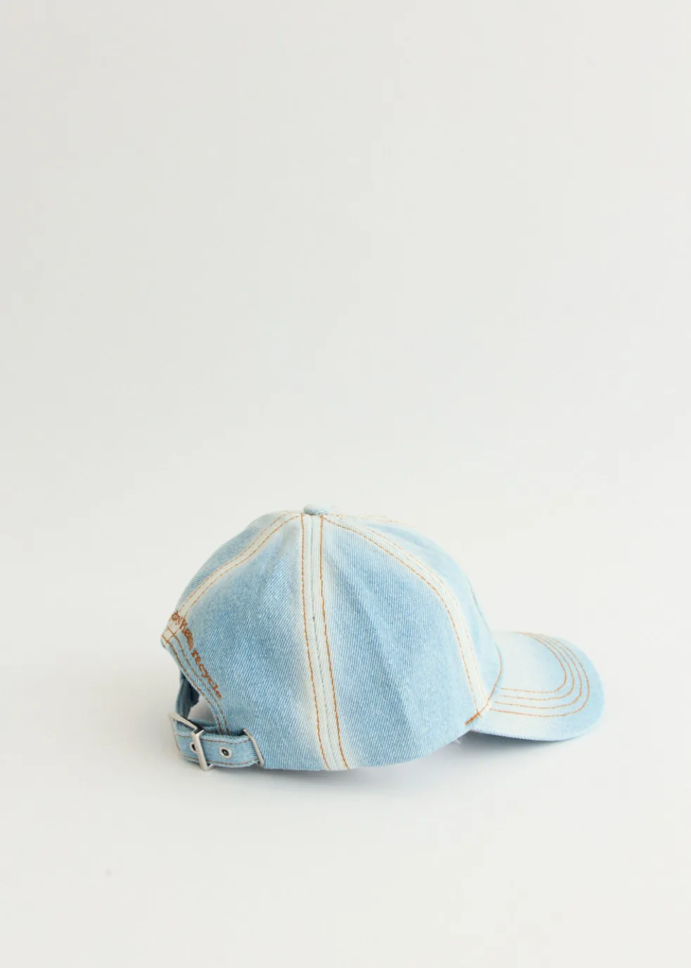 Washed Denim Cap