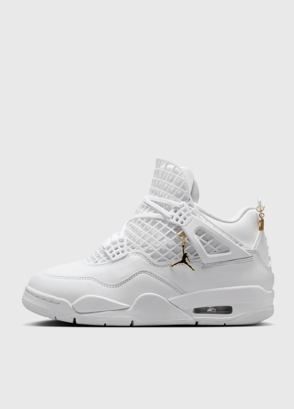 Women's Air Jordan 4 Net 'Triple White' Sneakers