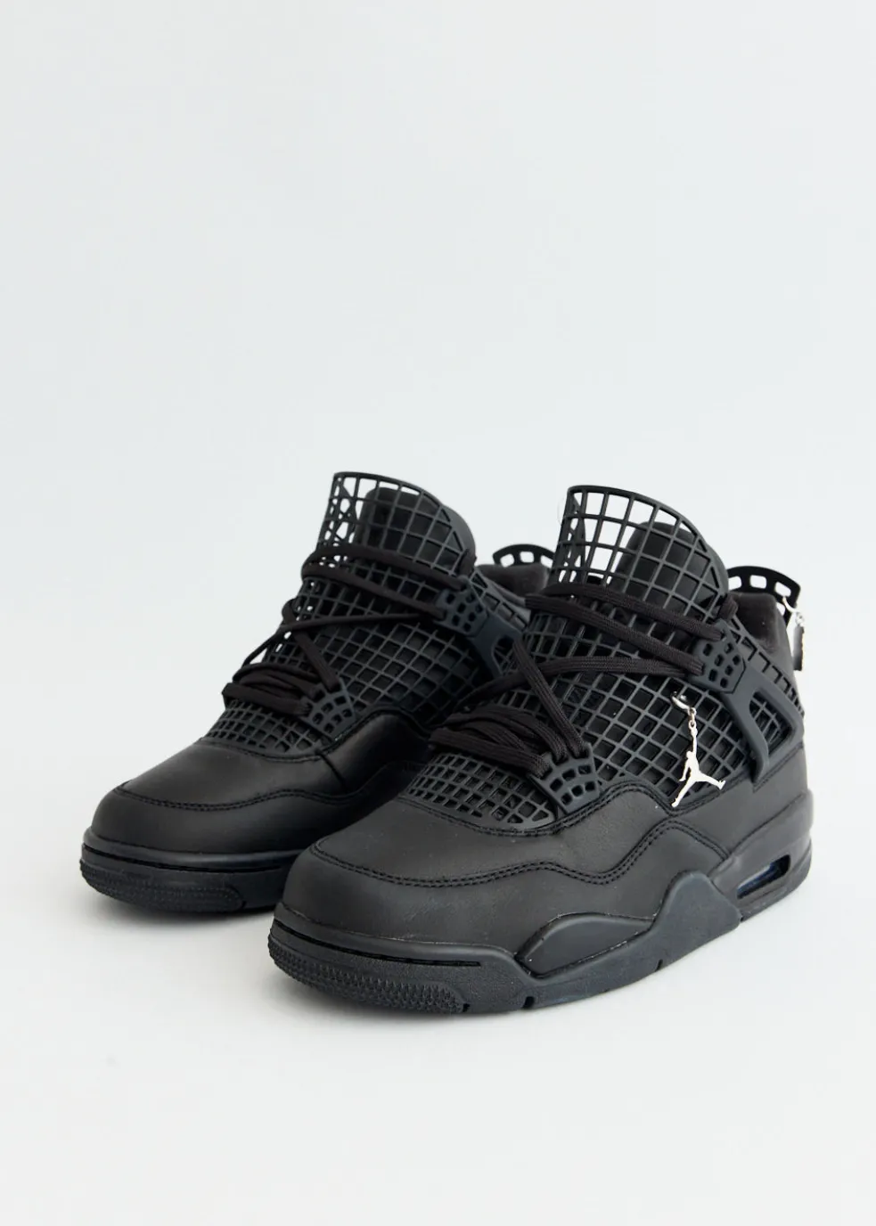 Women's Air Jordan 4 Net 'Black' Sneakers