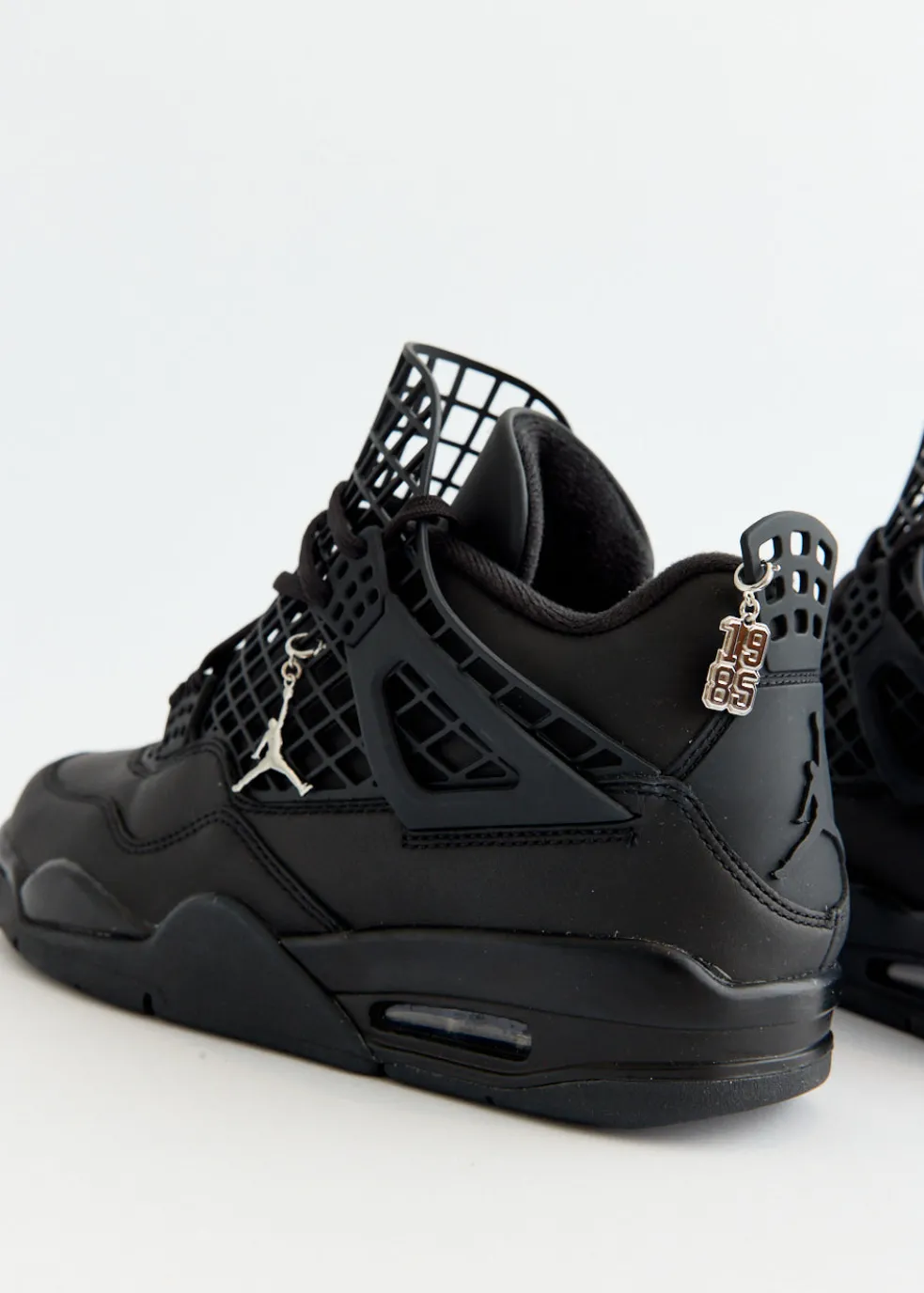 Women's Air Jordan 4 Net 'Black' Sneakers