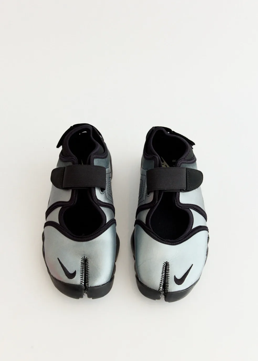 Women's Air Rift Breathe 'Metallic Silver Black' Sneakers