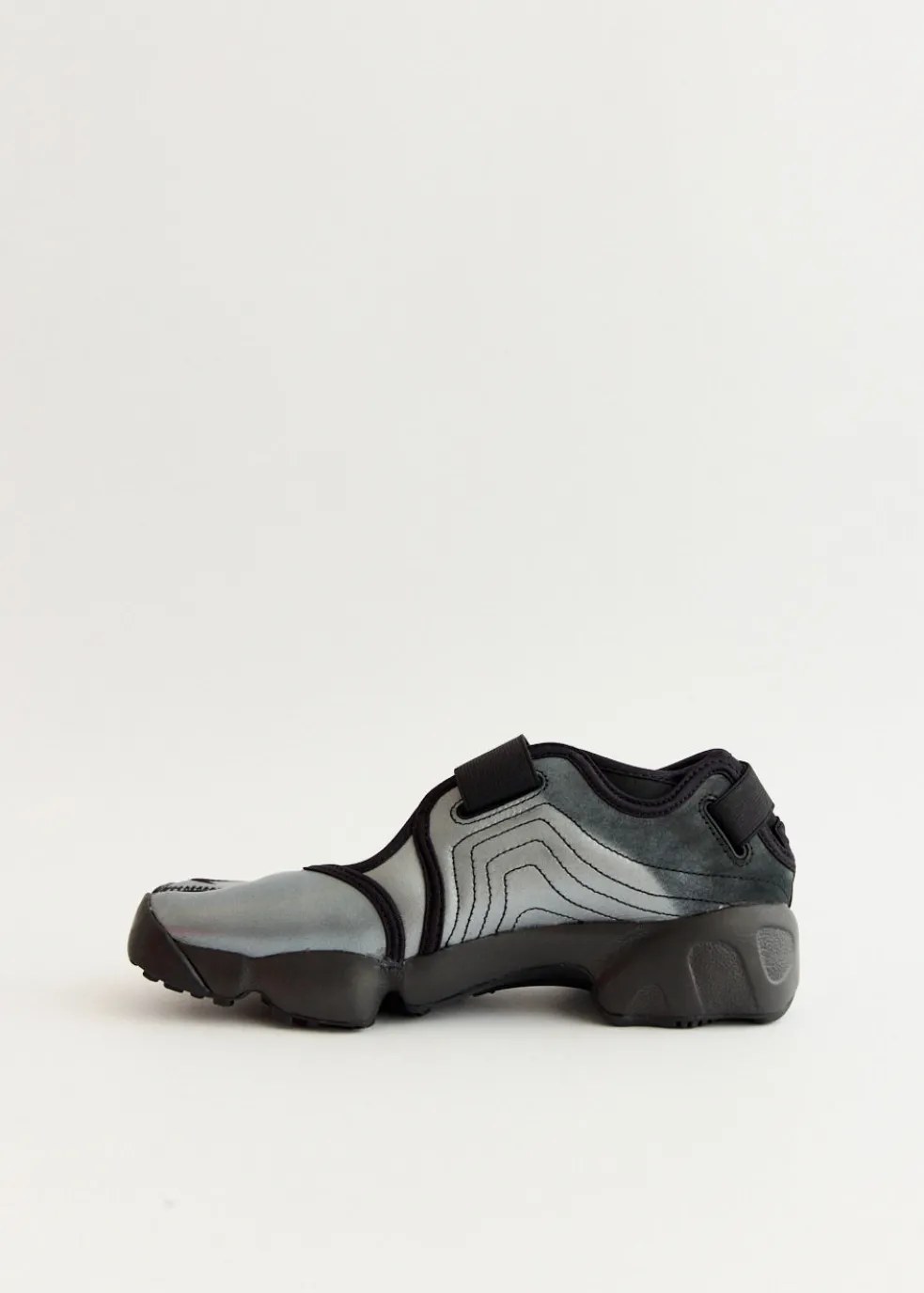 Women's Air Rift Breathe 'Metallic Silver Black' Sneakers