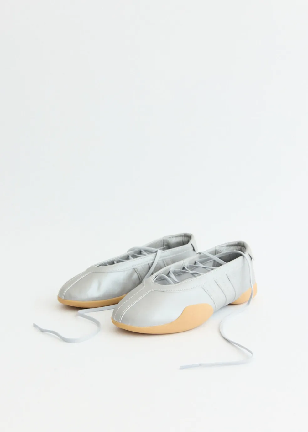 Women's Taekwondo Mei 'Silver Metallic' Ballet Sneakers