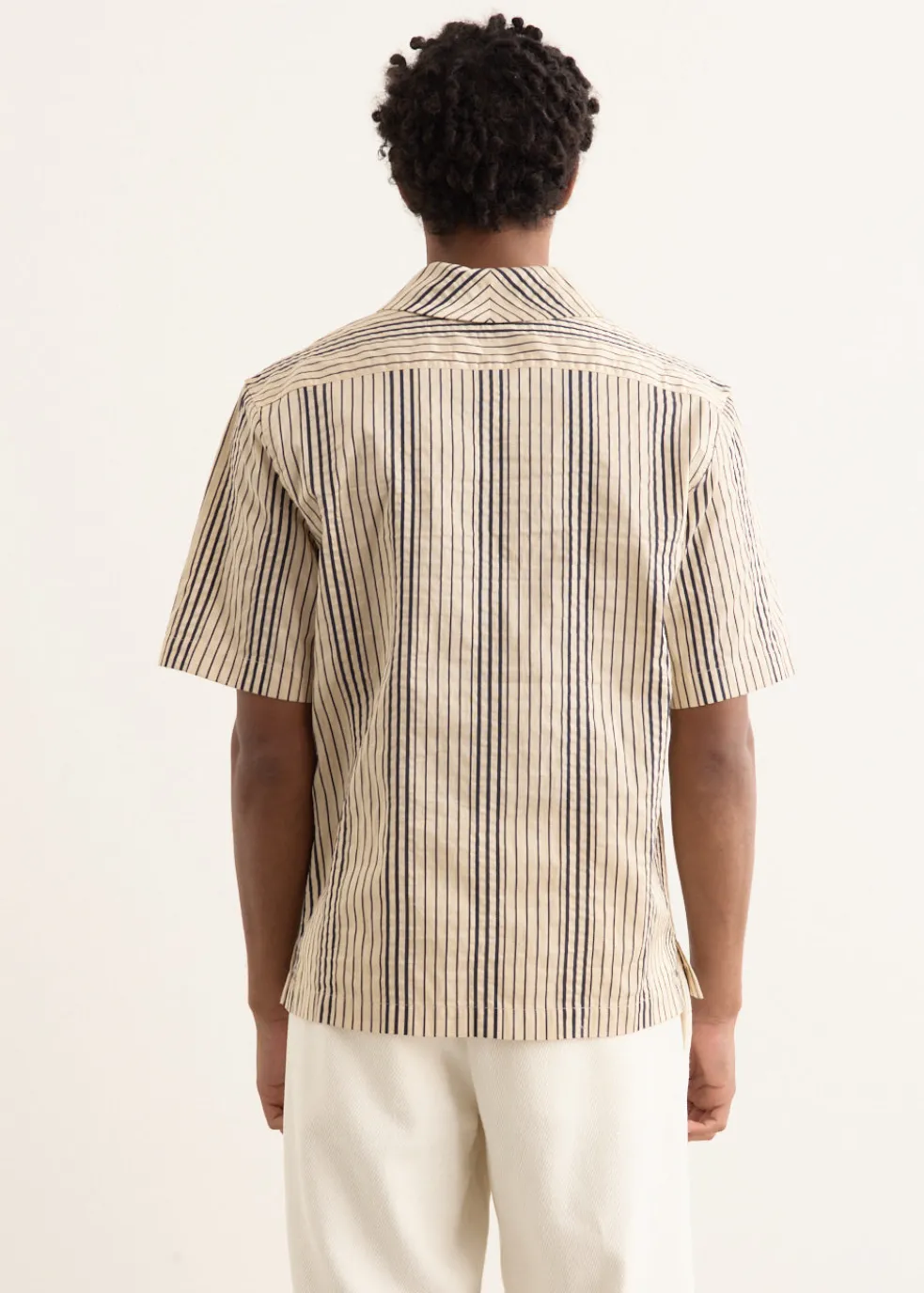 Woven Stripe Nautical Shirt