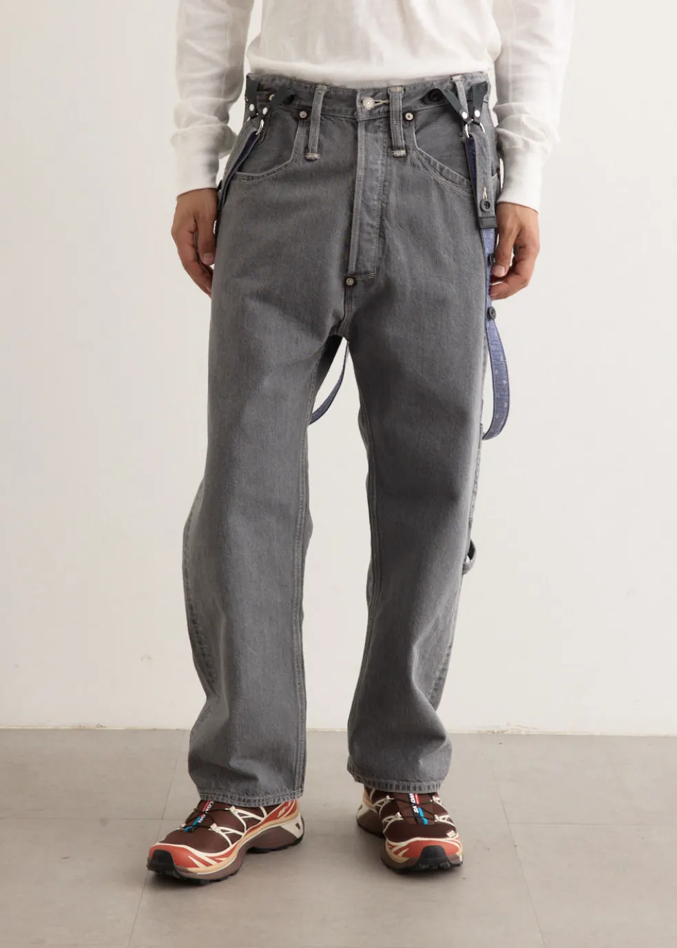 x Levis Cotton Selvedge Denim Dungaree