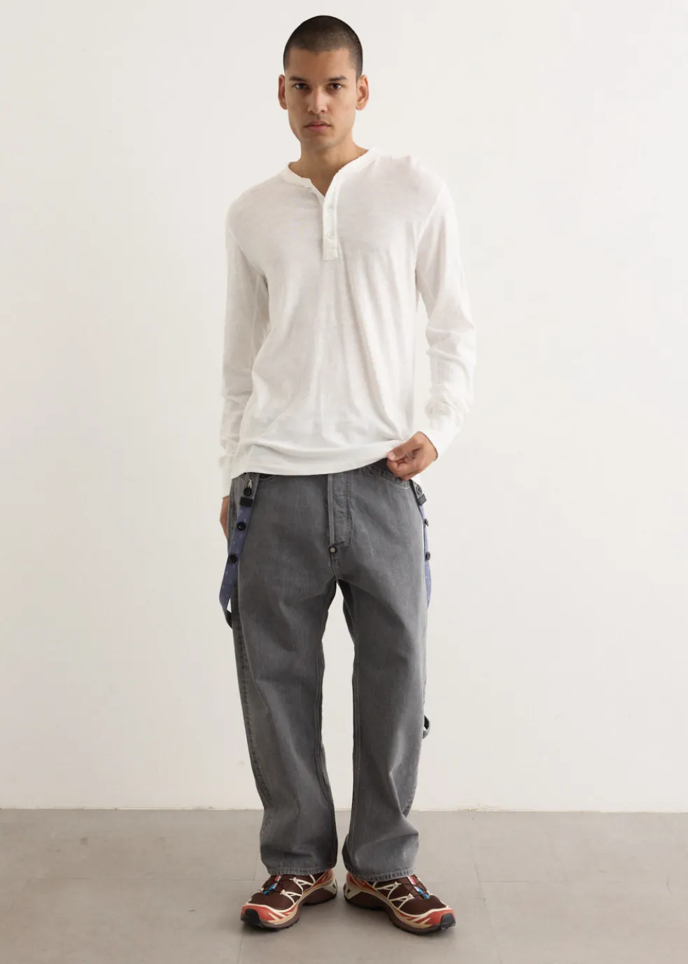 x Levis Cotton Selvedge Denim Dungaree